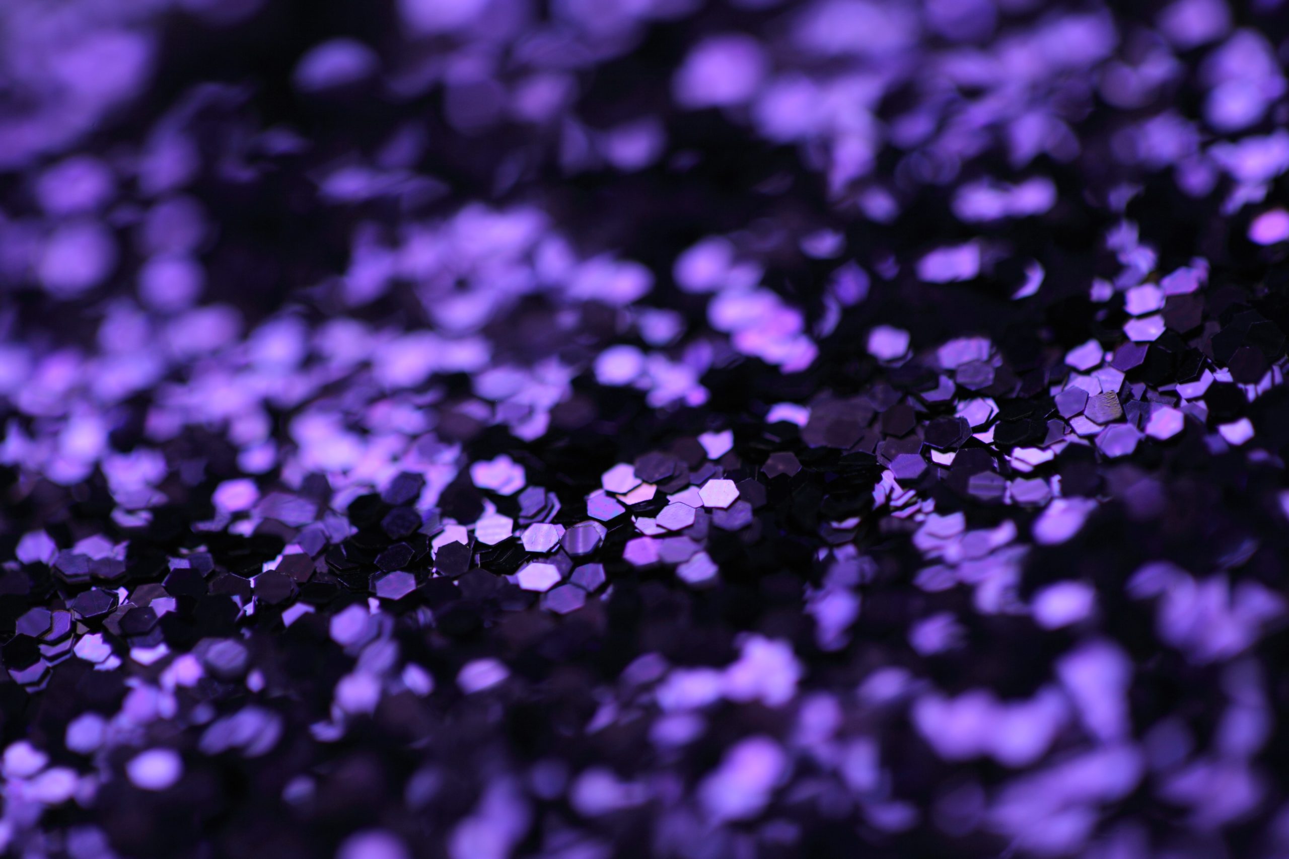 purple sequins