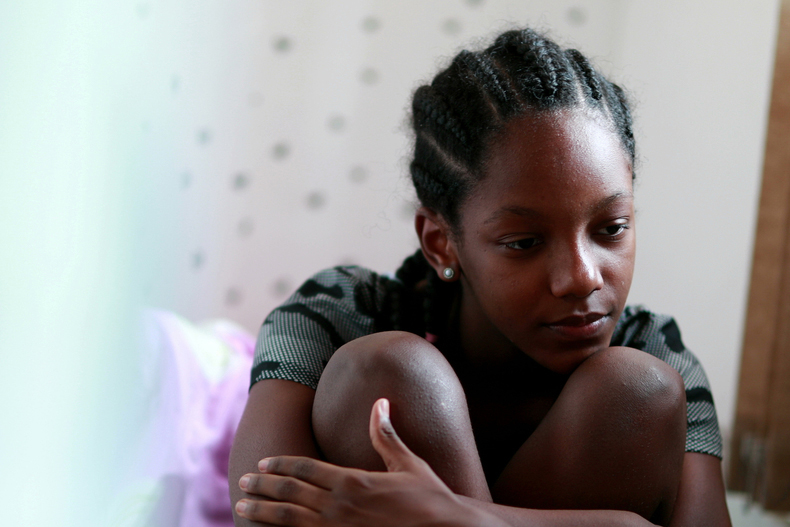 teenager with depression